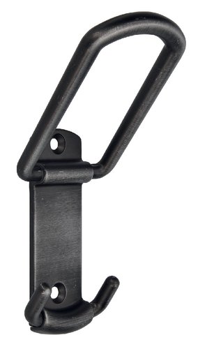 12044 věšák masivní kovaný - železo broušené