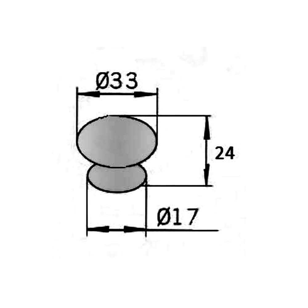 12113 knopka IZABEL porcelán