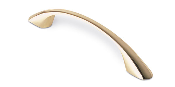 12143 úchytka GERIK rozteč 96mm mosaz lesk