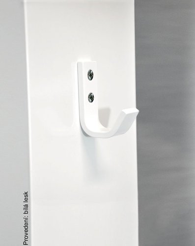 12221 háček moderní kovový černý knk