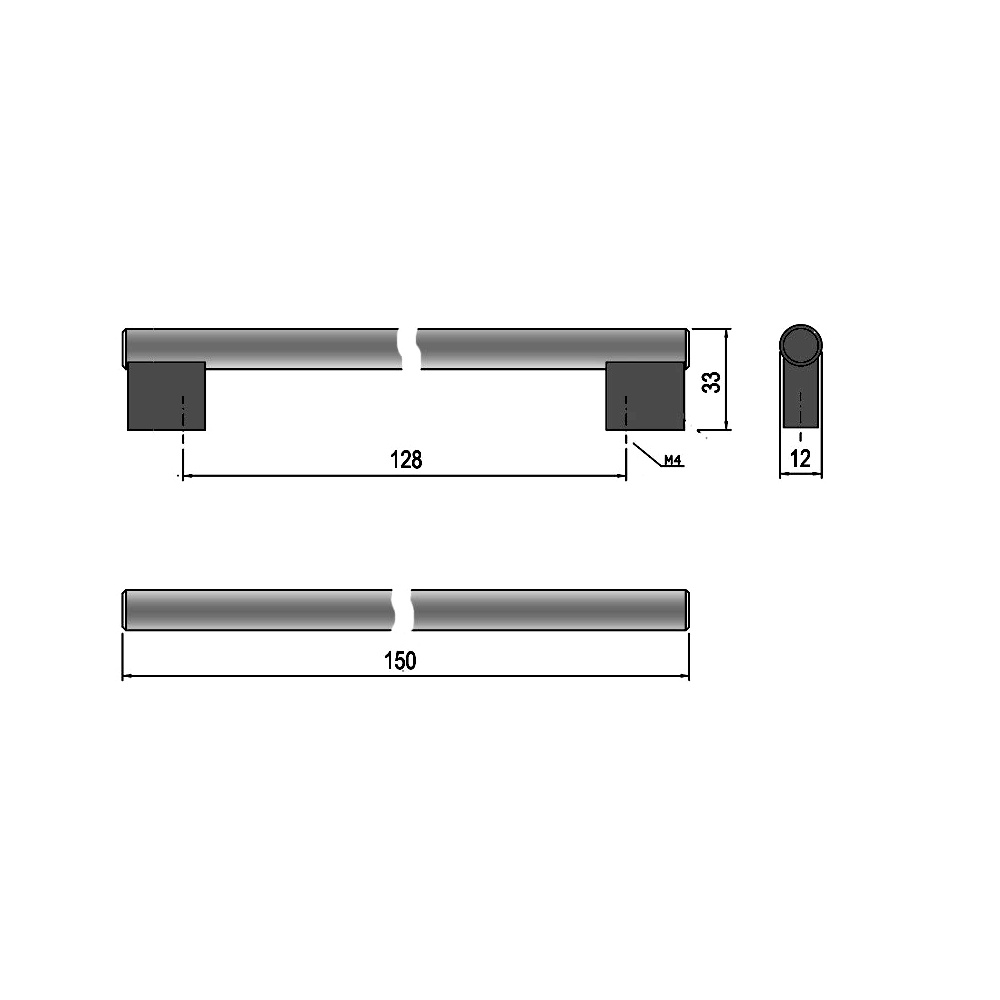 12223 úchytka ERNA rozteč 128mm