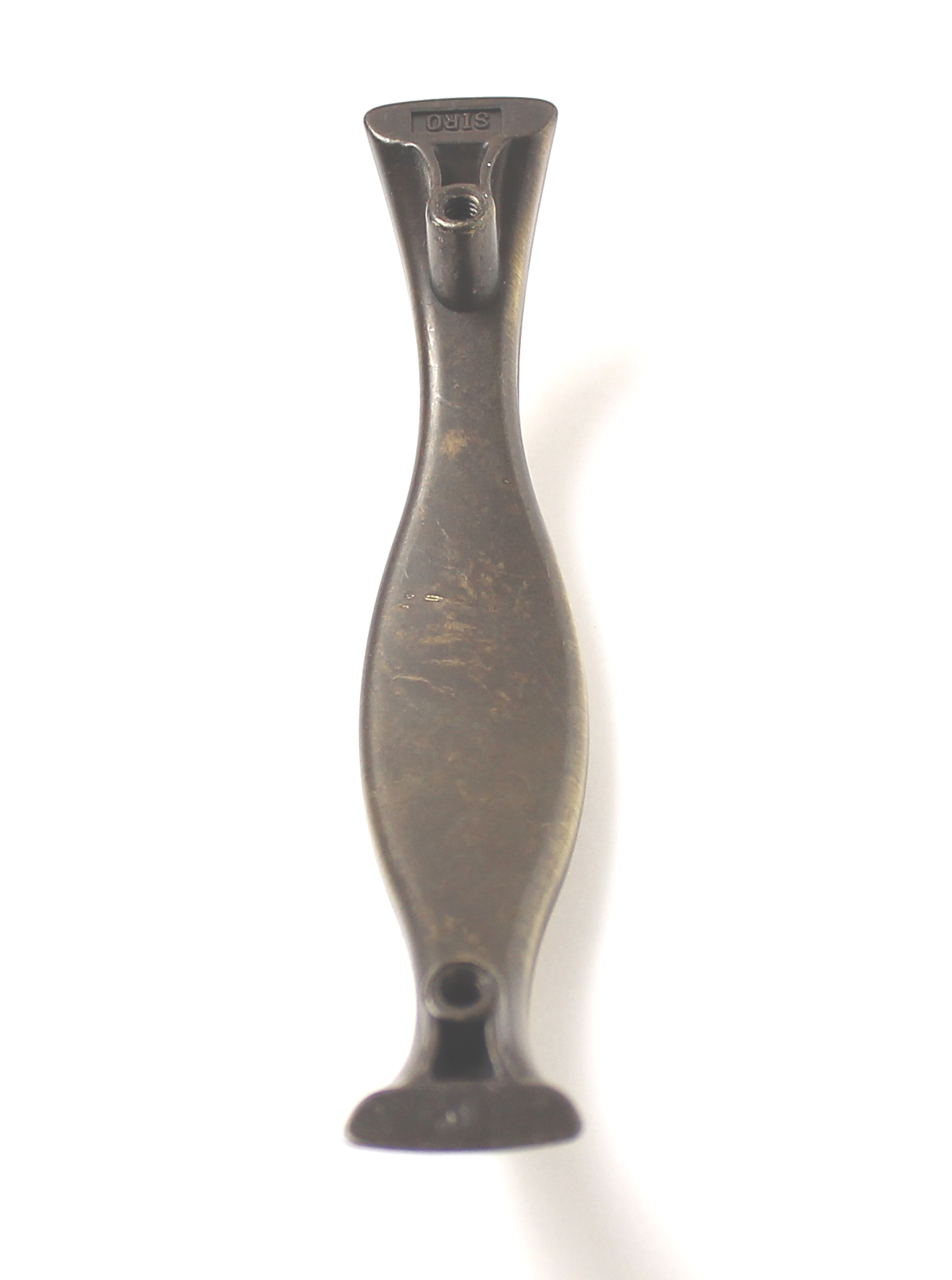 12231 úchytka HERMAN rozteč 96mm staromosaz