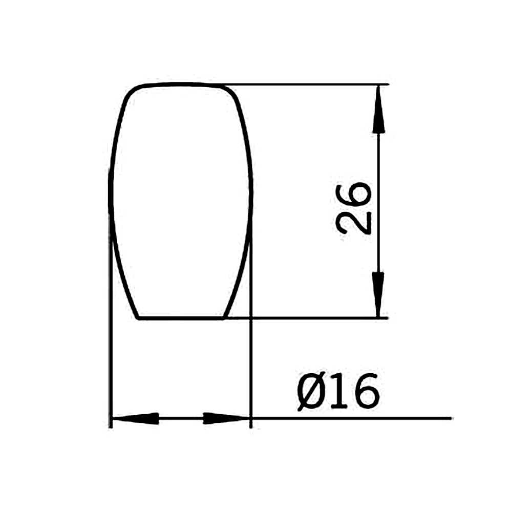 12331 knopka IDA mosaz lesklá