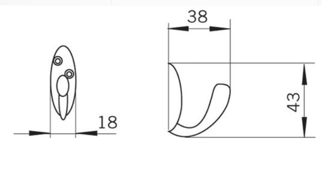 12387 - háček černý