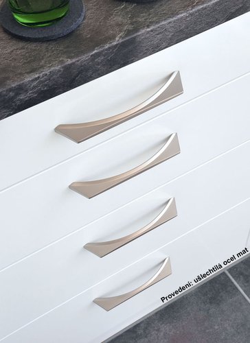 12568 úchytka rozteč 160mm ušlechtilá ocel efekt