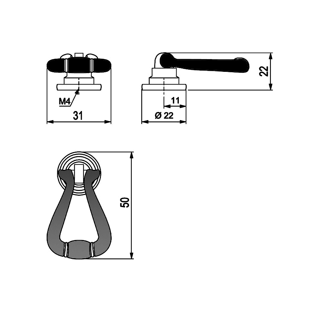 12719 knopka MIRDA staromosaz