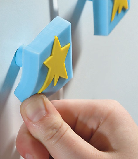 12803 úchytka AUTO dětská multicolor