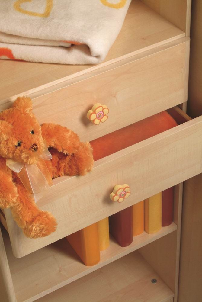 12815 úchytka KYTIČKA dětská multicolor