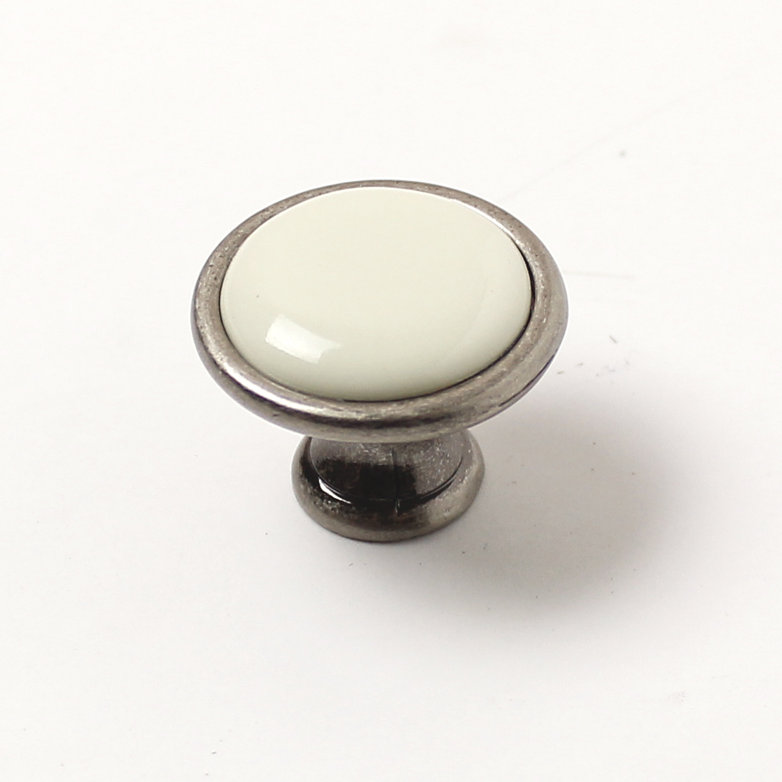 12943 knopka RUDA st.stříbrná porcelán