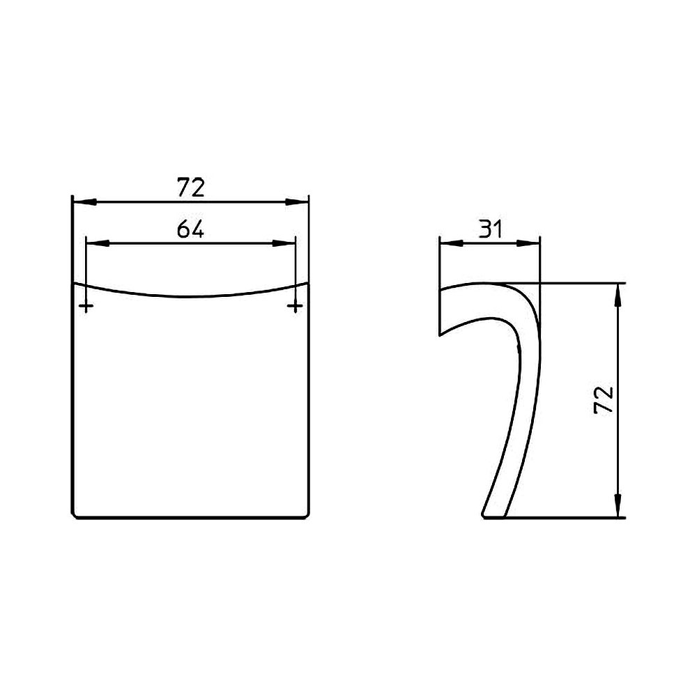 12966 úchytka Kovová -