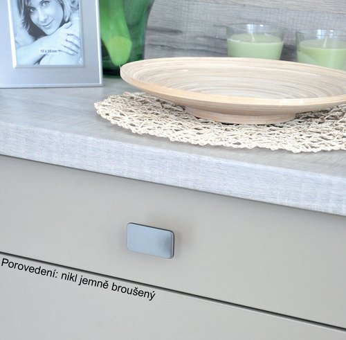 14047 knopka Kovová 58x33mm staromosaz