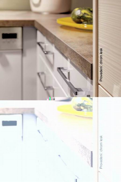 14081 úchytka MILA 192 rozteč 192mm chrom lesklý