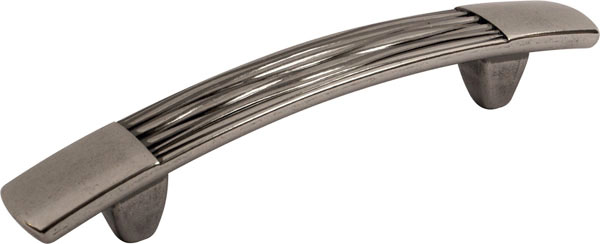 14147 úchytka LEONA rozteč 96mm starostříbro