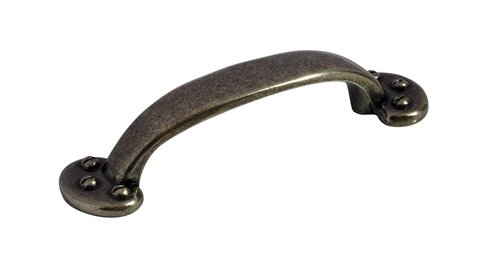 14252 úchytka Rustikální rozteč 96mm starostříbro