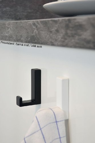 14271 věšák Kovový bílý