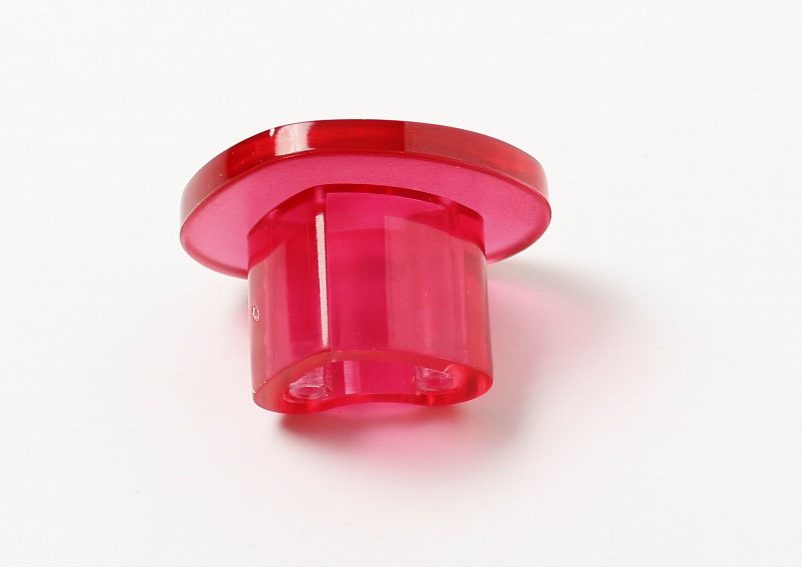 14510 knopka plastová srdce červená