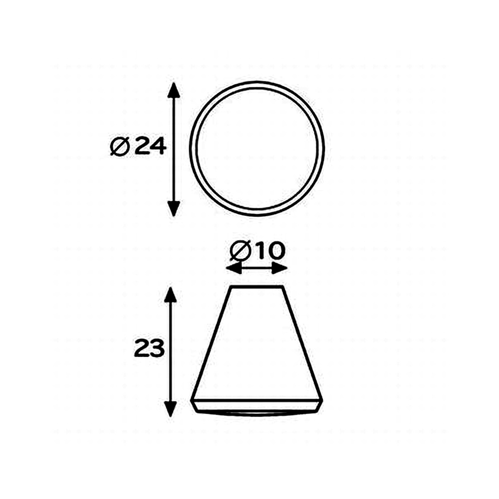 14518 knopka plastová s kov.povrch. nikl