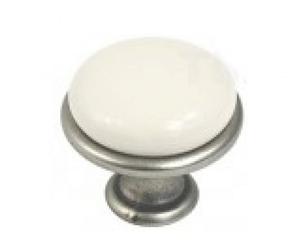 17020 - OLIN 29mm starostříbro porcelán