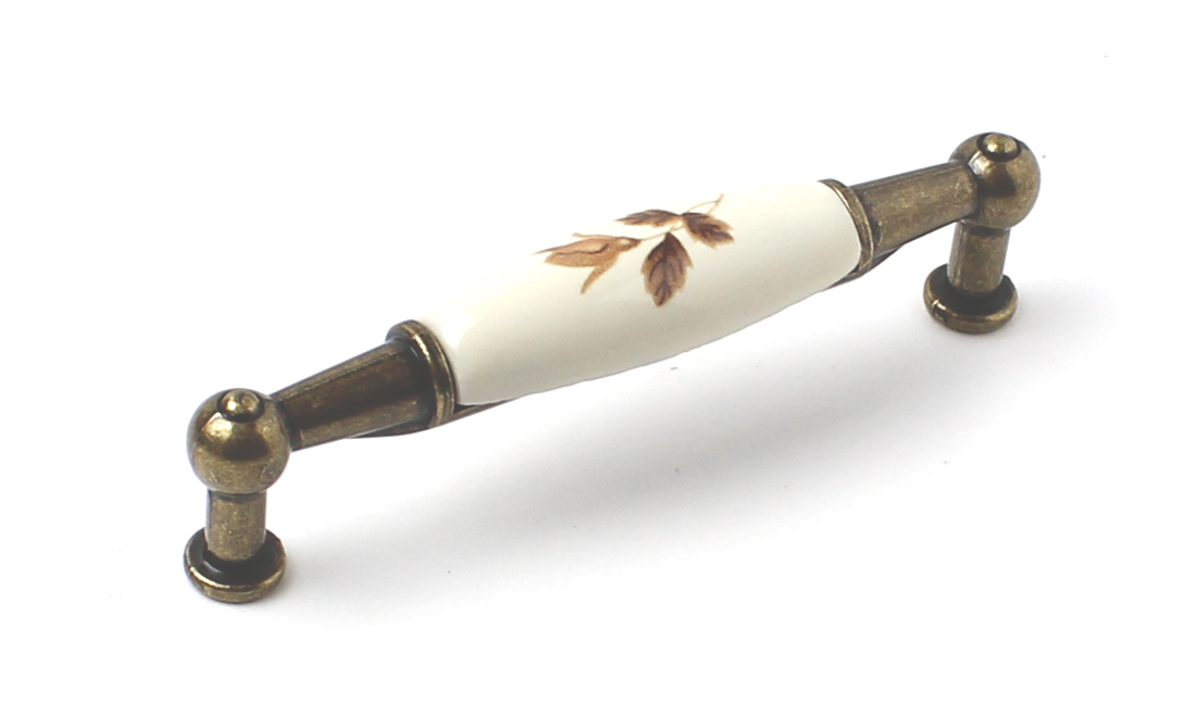 17028 - ERIKA 96mm staromosaz porcelán podzim