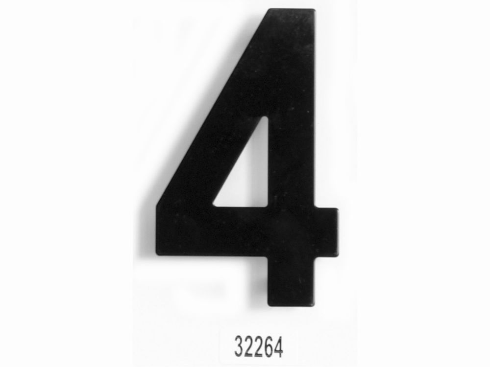 C152 Číslice 152mm - černá mat "4"