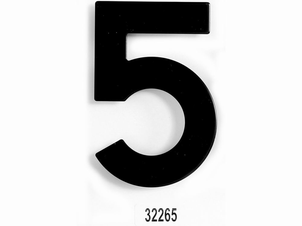 C152 Číslice 152mm - černá mat "5"
