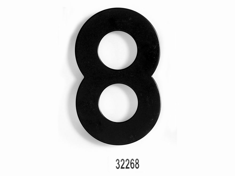 C152 Číslice 152mm - černá mat "8"
