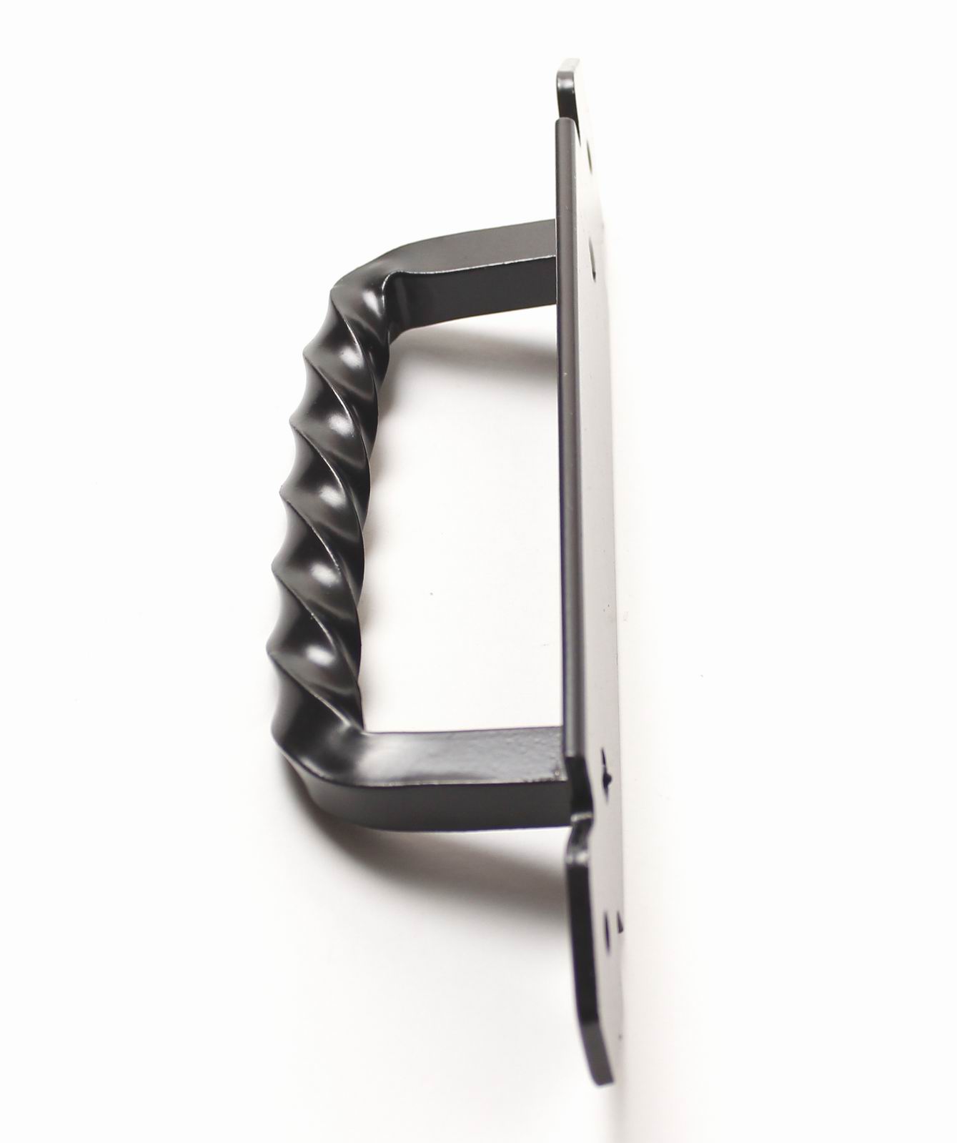 42921- Kov.úchytka s plotýnkou 156mm černý lak