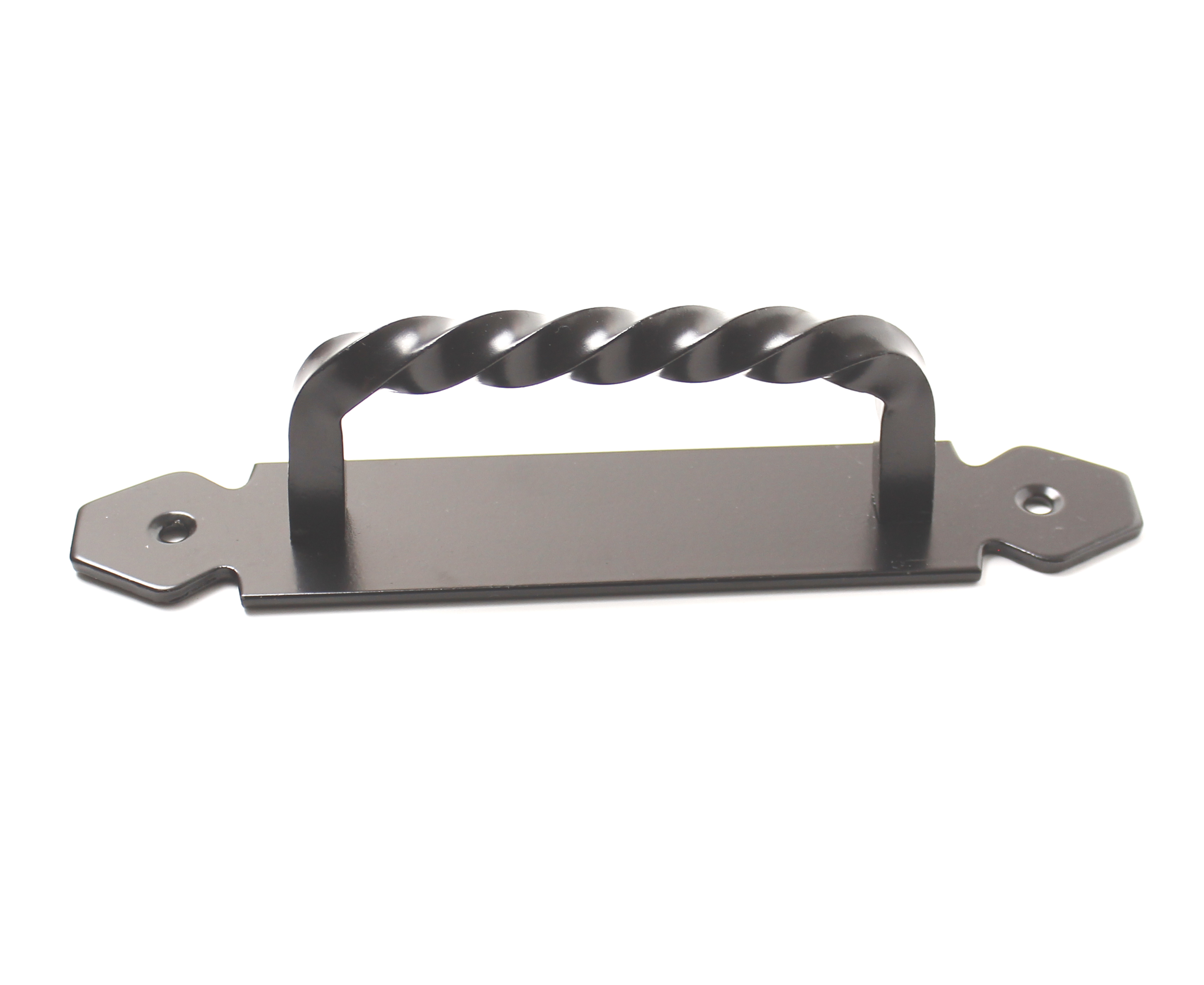 42921- Kov.úchytka s plotýnkou 156mm černý lak