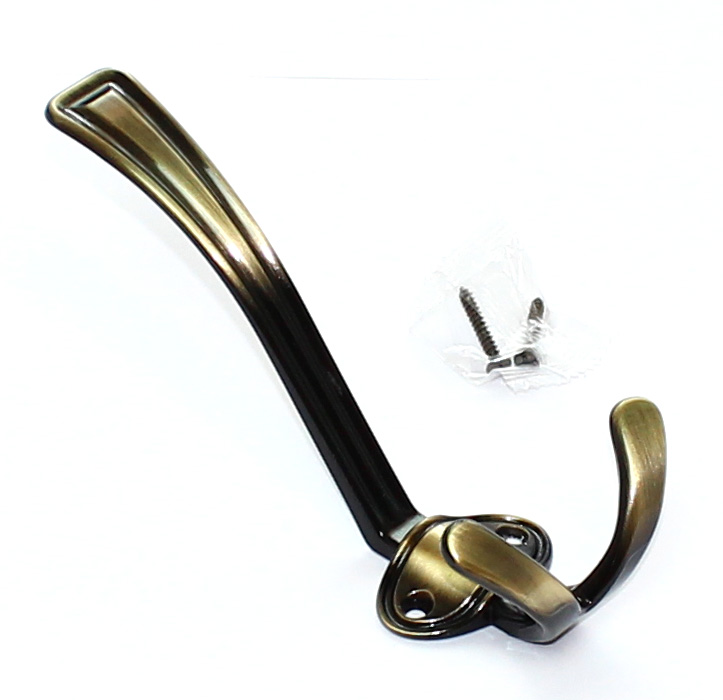 44001 věšák staromosaz