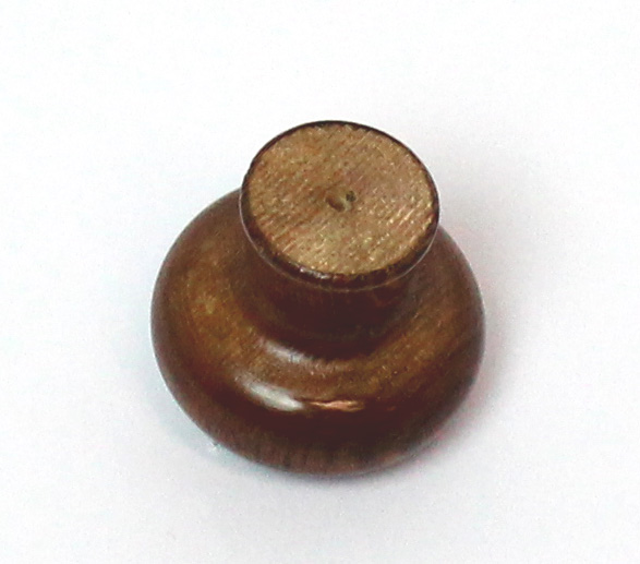 47003 úchytka dřevo borovice hnědá 35x32mm