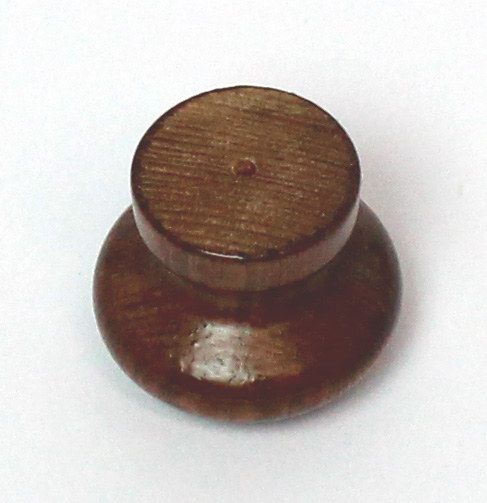 47004 úchytka dřevo borovice hnědá 35x29mm