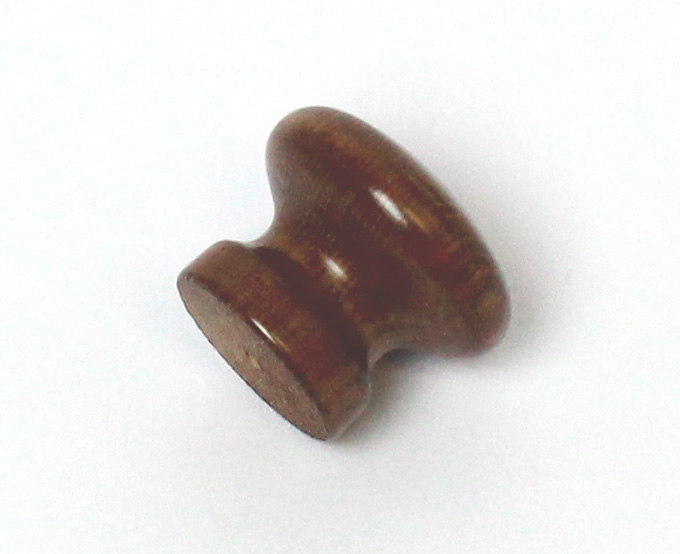 47004 úchytka dřevo borovice hnědá 35x29mm