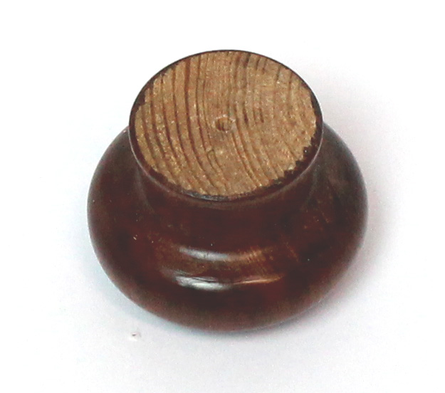 47005 úchytka dřevo borovice hnědá 45x33mm