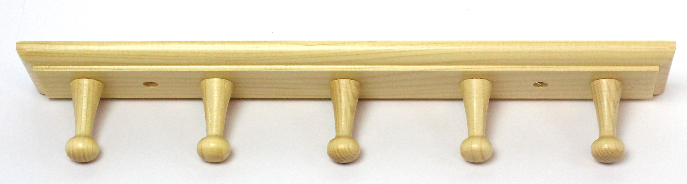 47014 háček dřevěný smrk lak .330x53x55