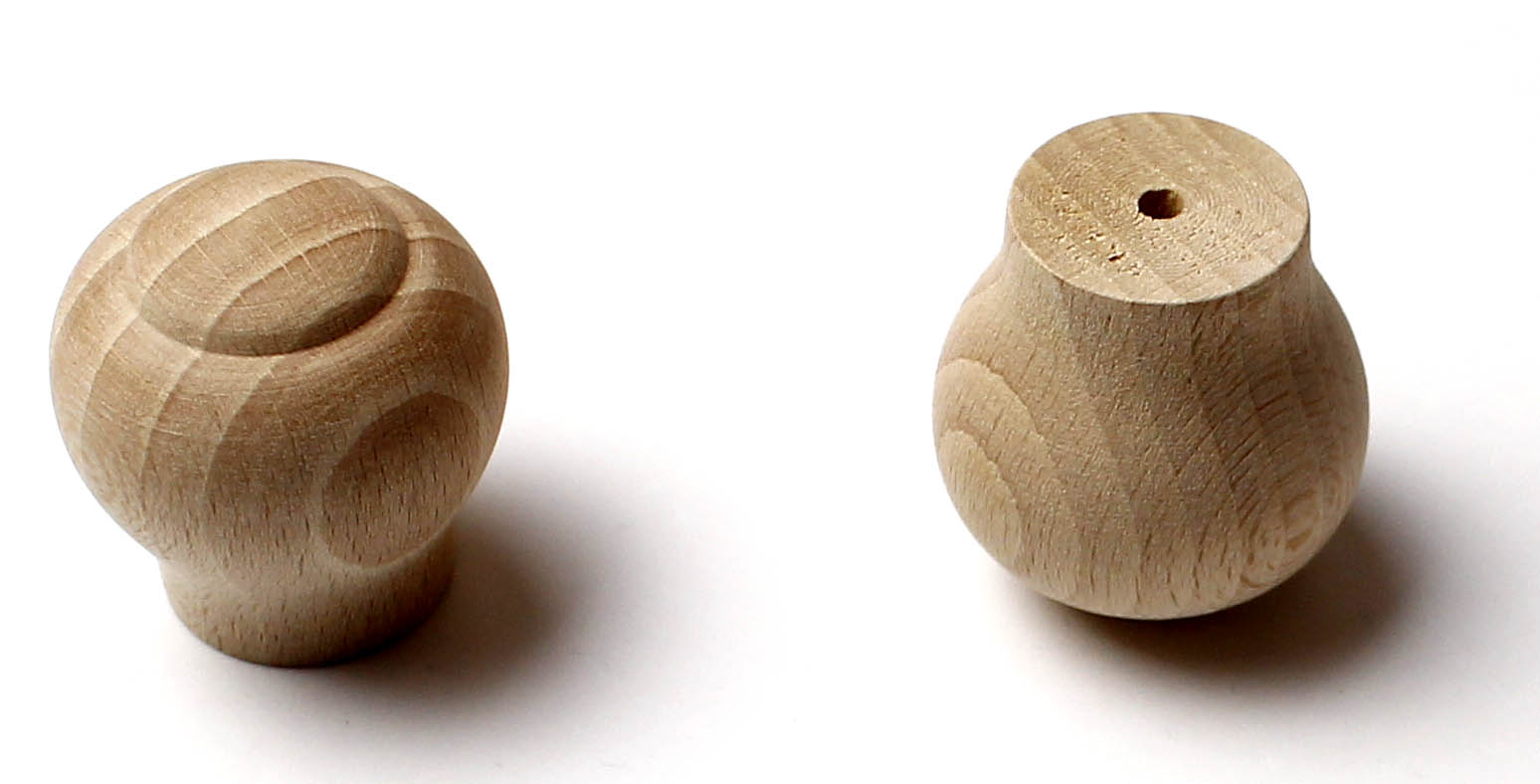 48003 knopka dřevěná. pr.34mm přírodní