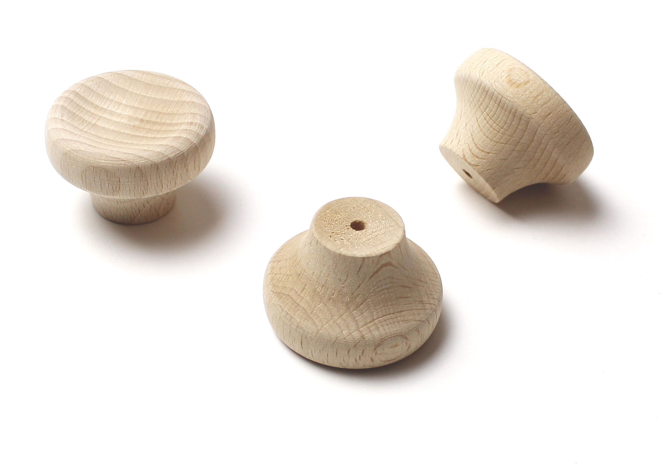 48011 knopka dřevěná pr.40mm přírodní