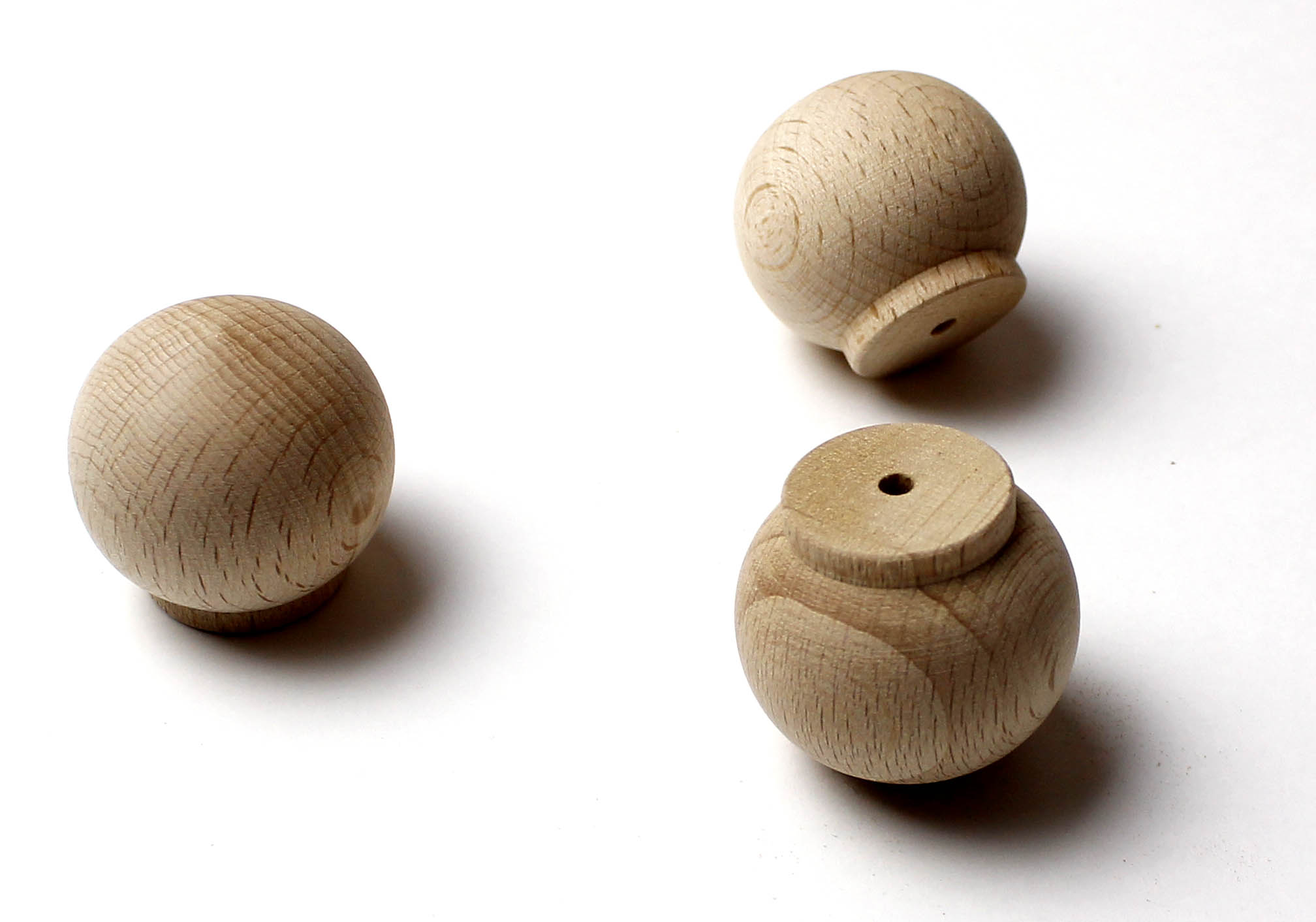 48022 knopka dřevěná pr.34mm přírodní