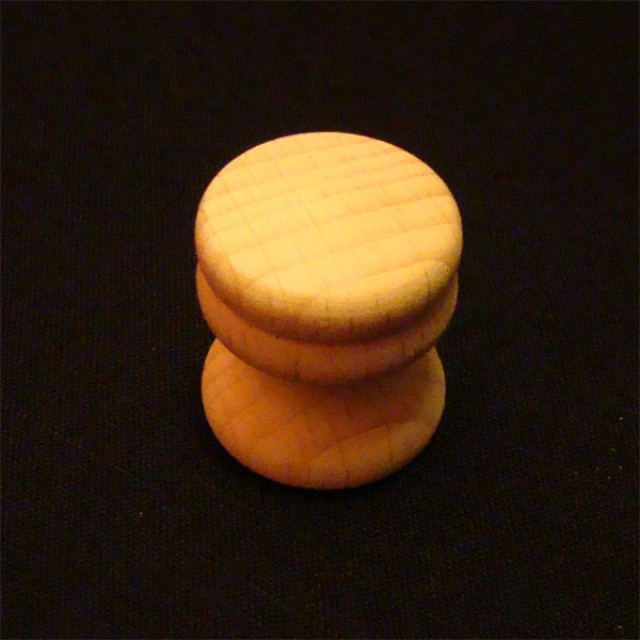48056 knopka dřevěná pr.25mm přírodní