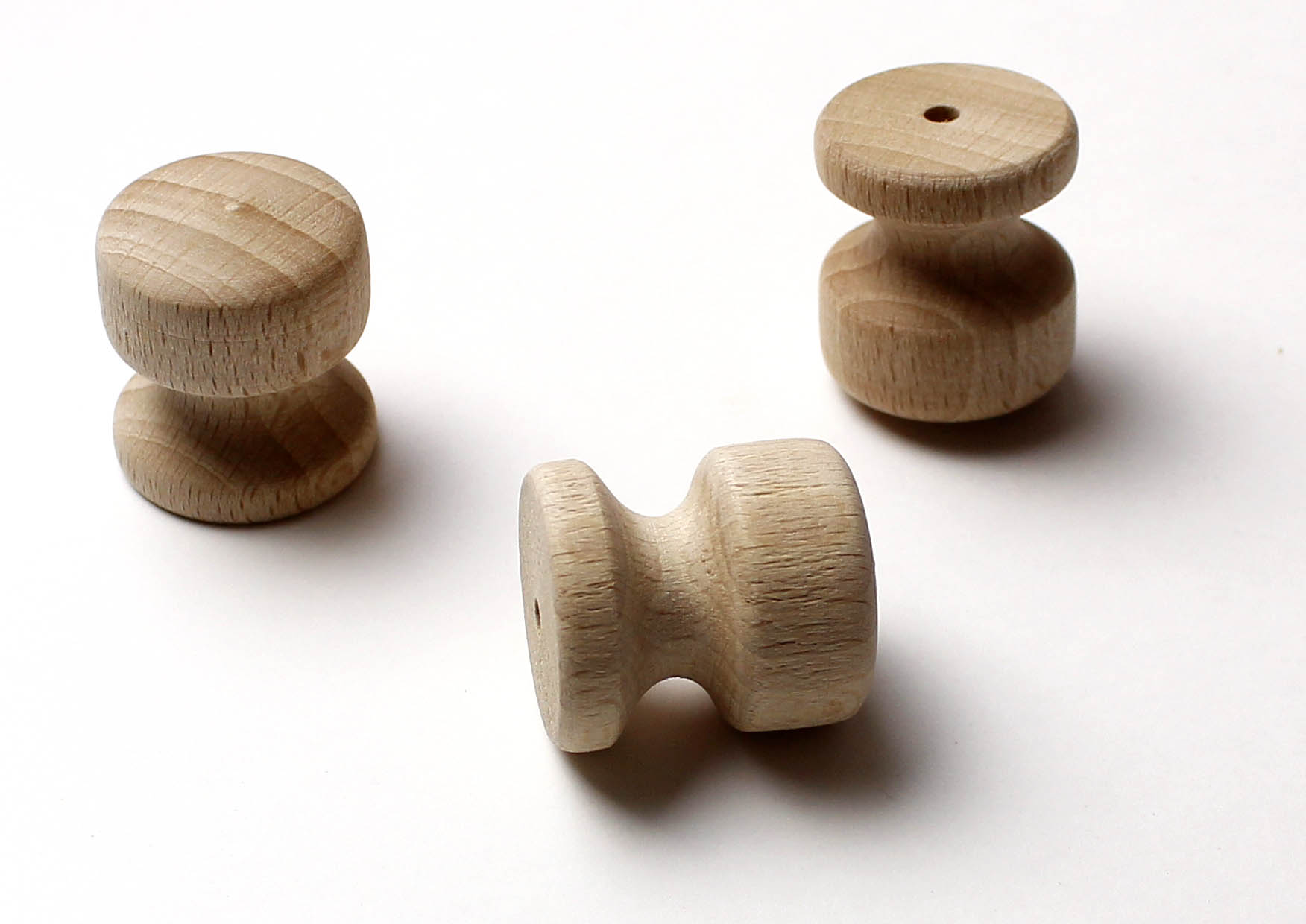 48057 knopka dřevěná pr.25mm přírodní