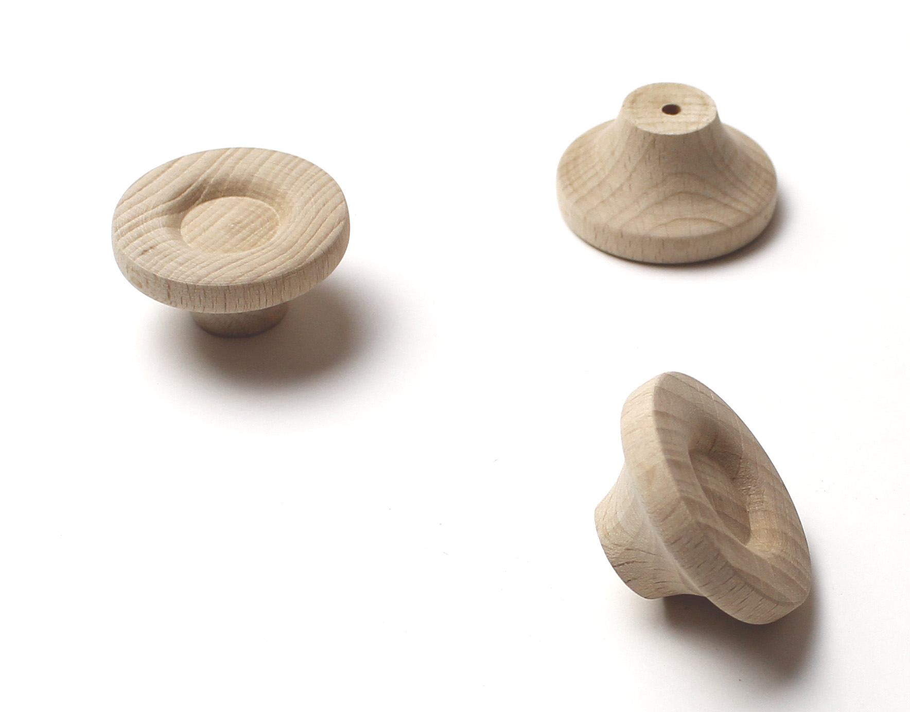 48058 knopka dřevěná pr.40mm přírodní