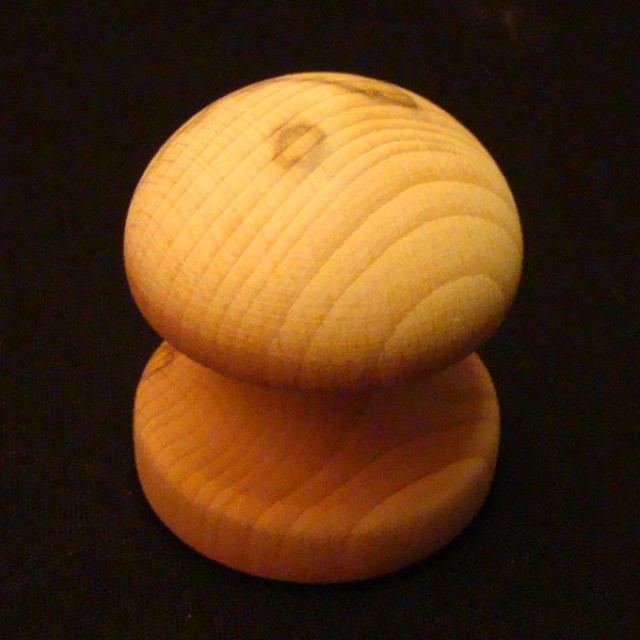48068 knopka dřevěná pr.44mm přírodní