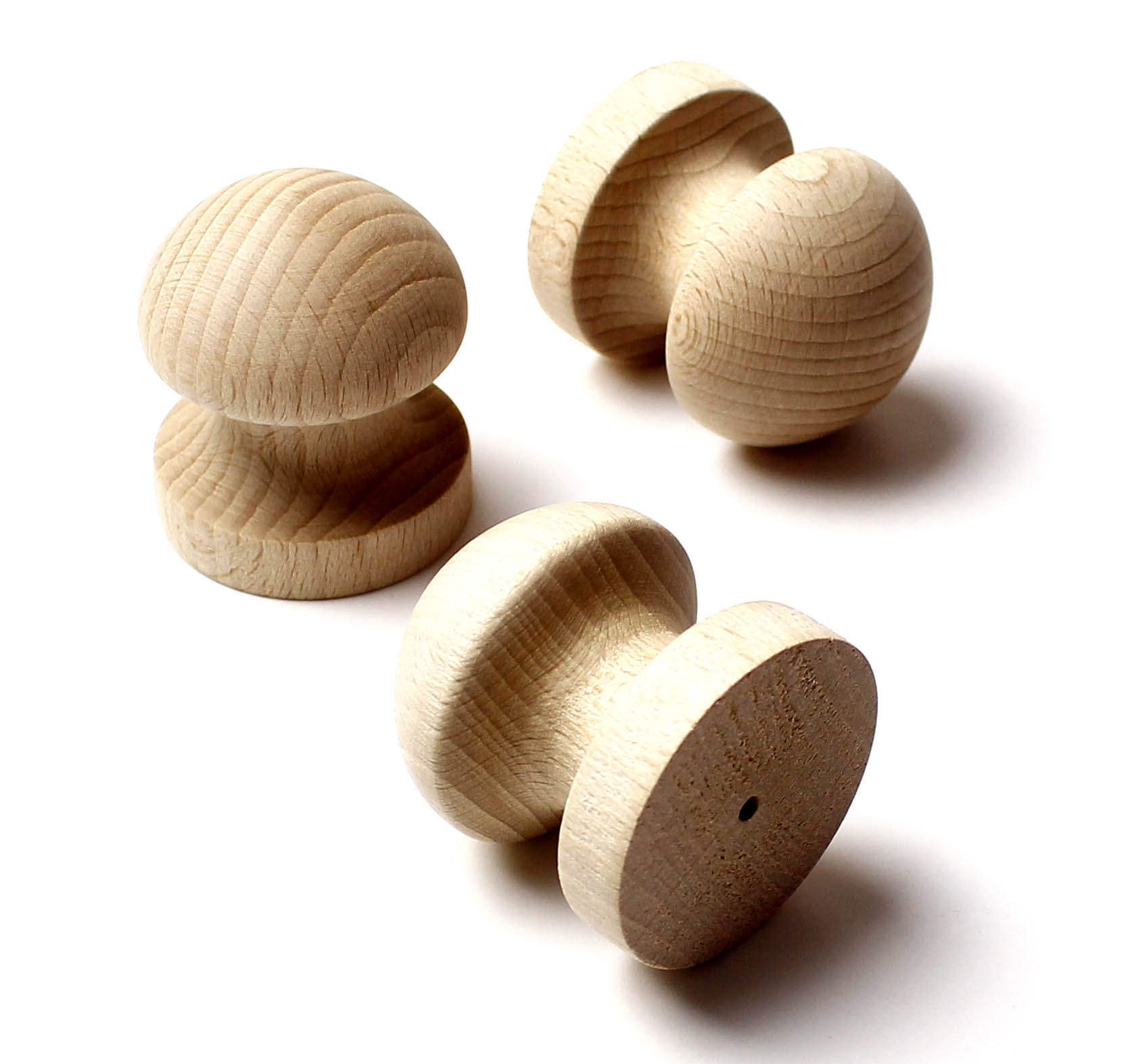 48068 knopka dřevěná pr.44mm přírodní