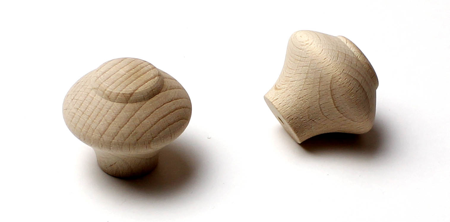 48071 knopka dřevěná pr.40mm přírodní