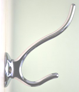 62738 věšák FORTY chrom lesklý