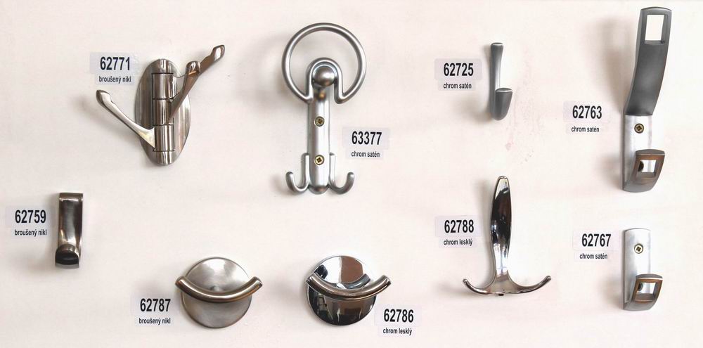 62759 háček GLABRO broušený nikl