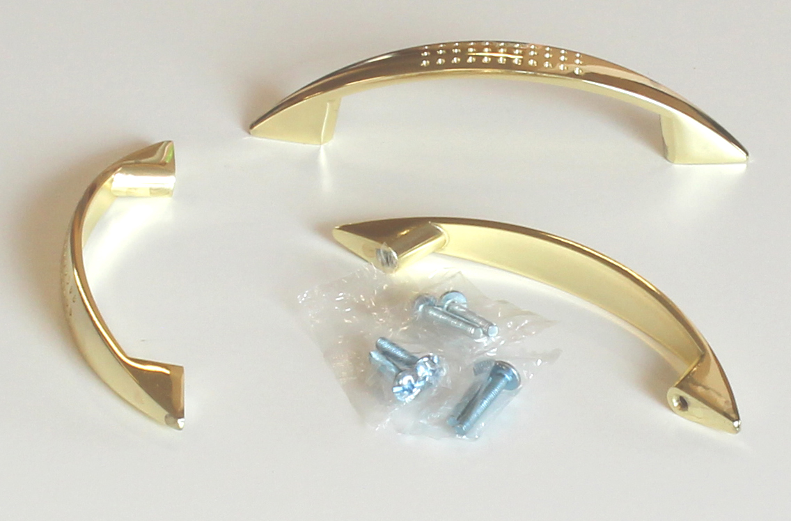 63092 úchytka JAMO rozteč 96mm mosaz lesklá