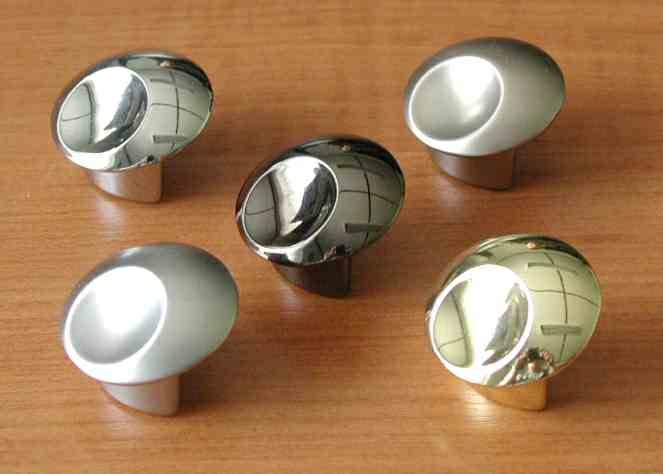 63271 knopka SAMIR 31,5mm chrom lesklý