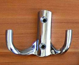 63406 dvojháček LAMA chrom lesklý