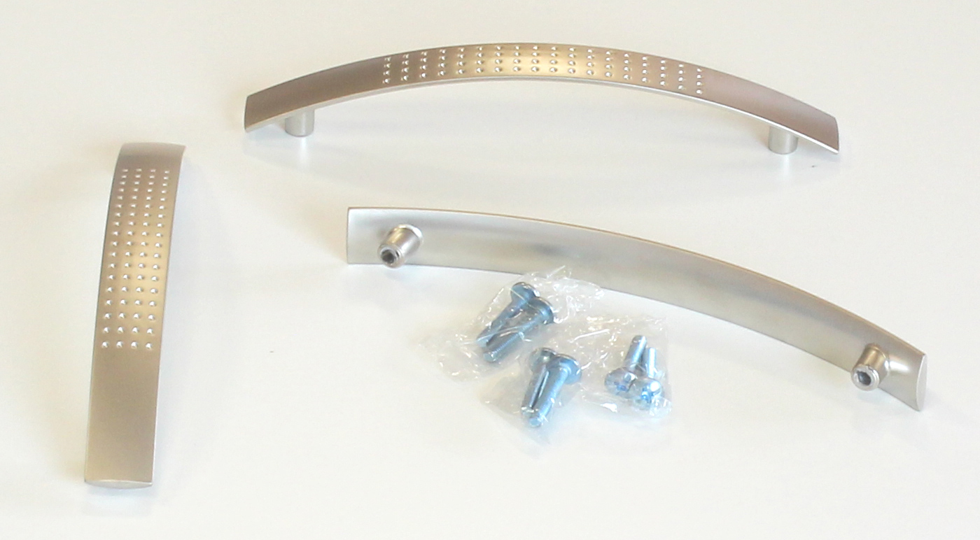 63513 úchytka ANNA rozteč 128mm nikl satén