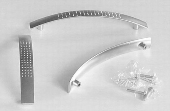 63517 úchytka ANNA rozteč 128mm satén chrom